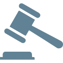 Icon of a gavel